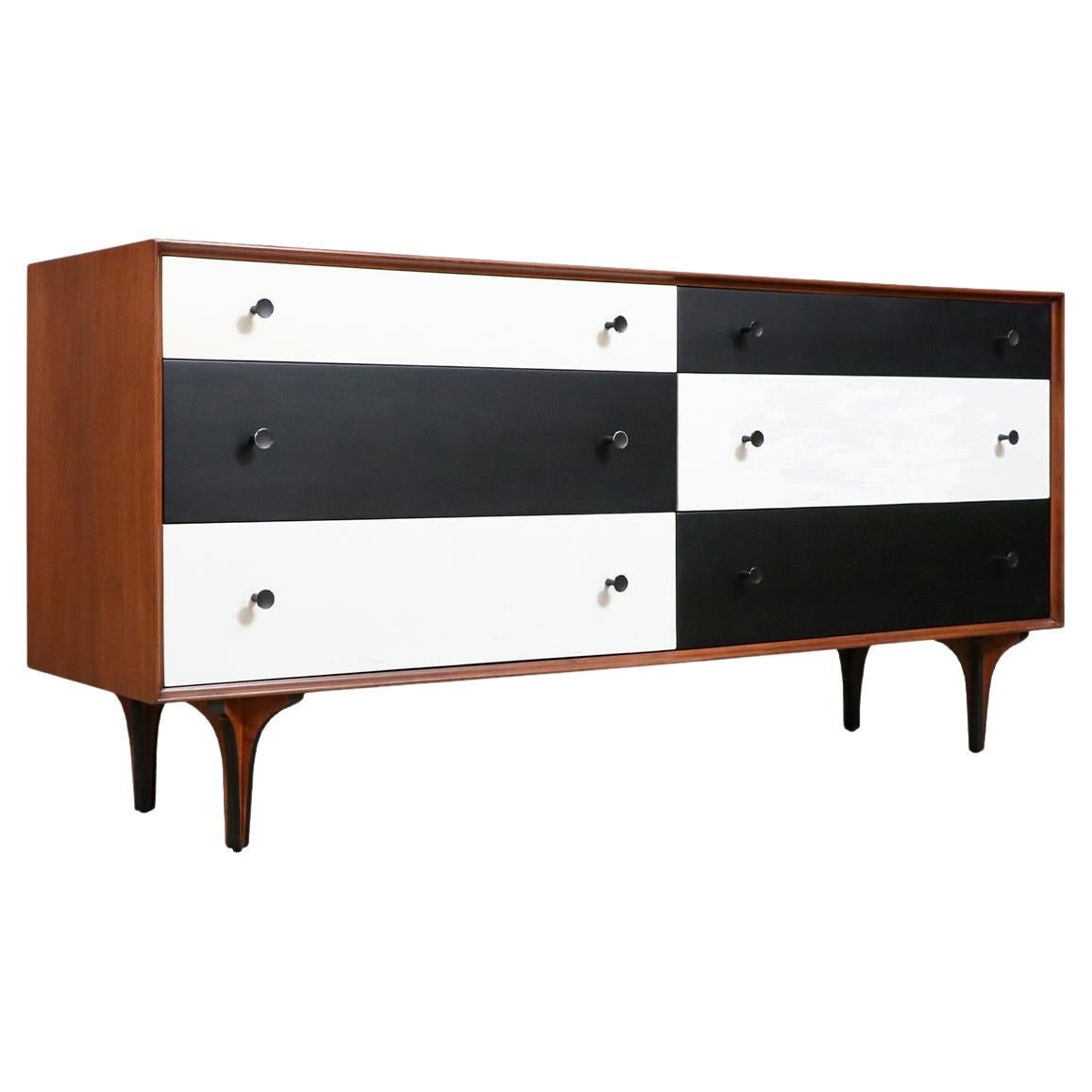 Expertly Restored - Richard Thompson Two-Toned Lacquered Dresser for Glenn of CA