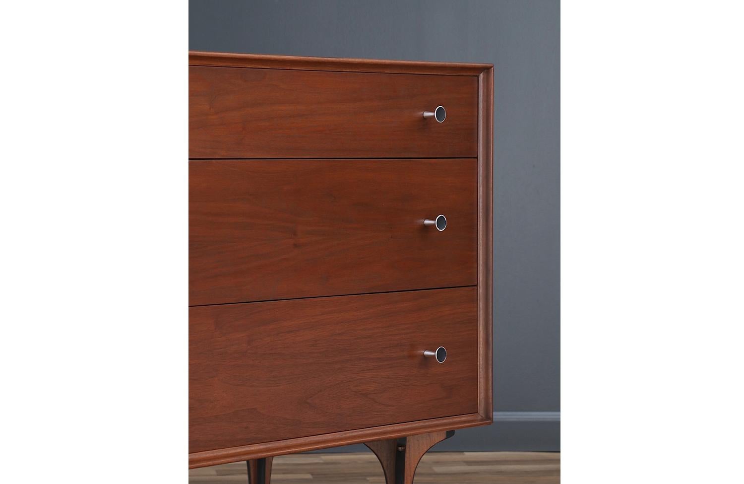 American Expertly Restored - Richard Thompson Walnut Chest for Glenn of California