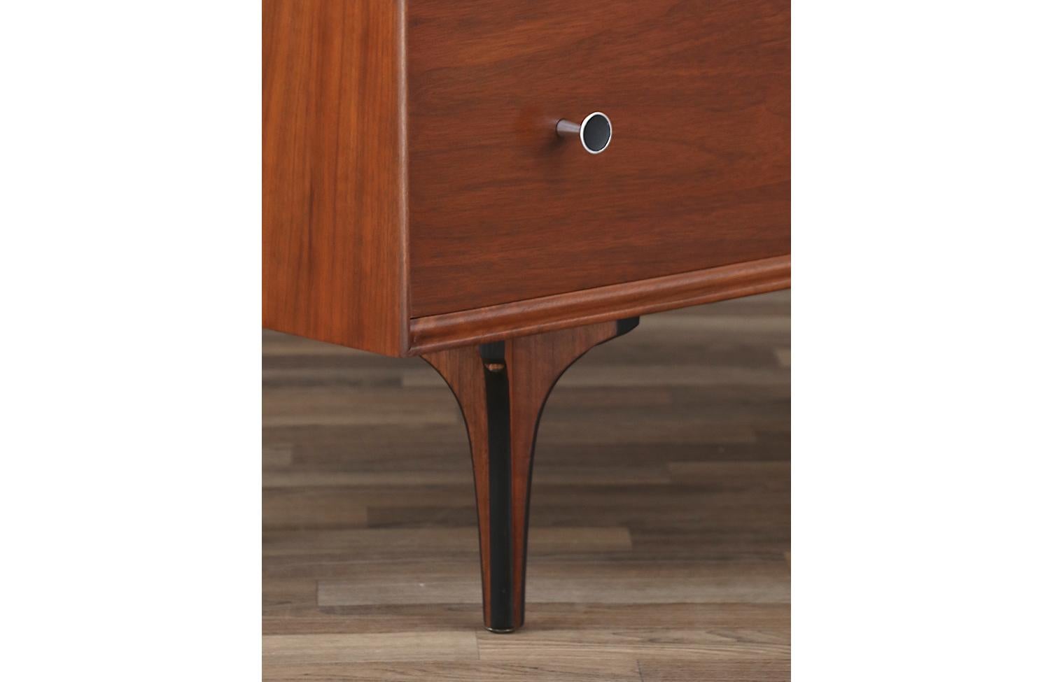 Mid-20th Century Expertly Restored - Richard Thompson Walnut Chest for Glenn of California