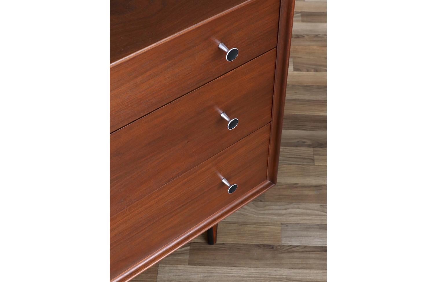 Steel Expertly Restored - Richard Thompson Walnut Chest for Glenn of California