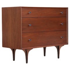 Expertly Restored - Richard Thompson Walnut Chest for Glenn of California