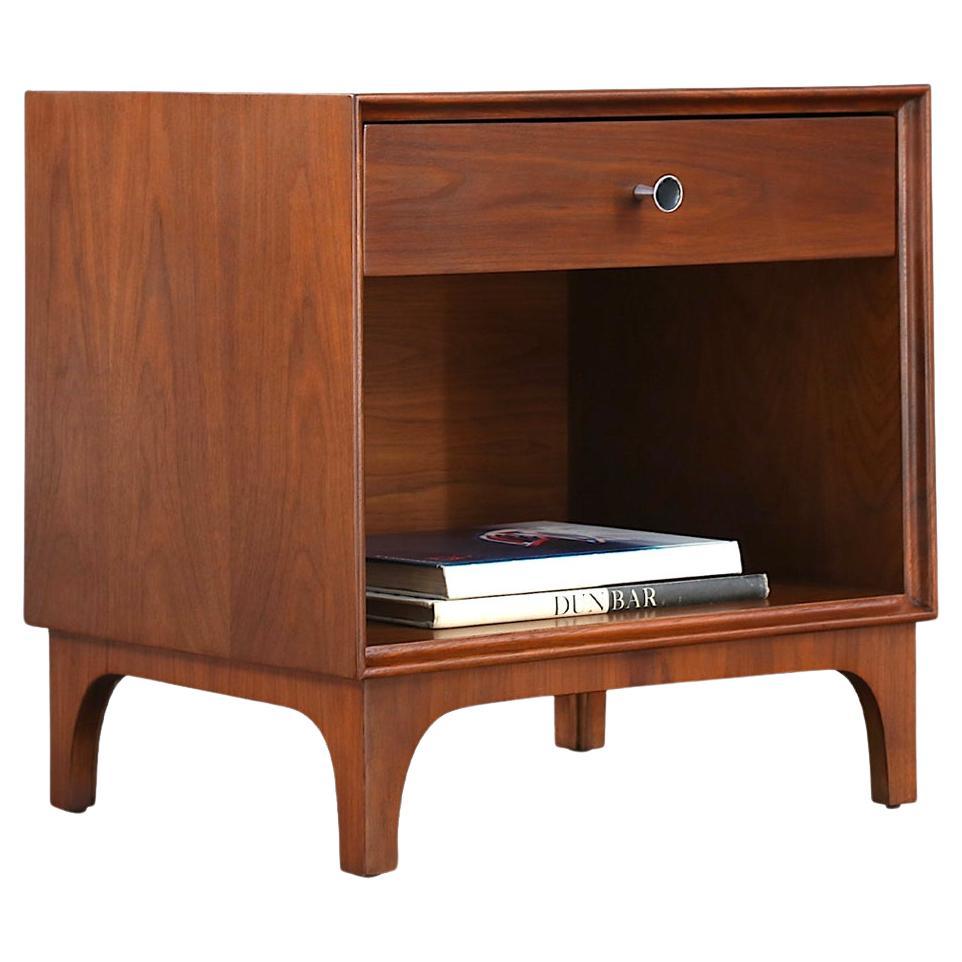 Expertly Restored - Richard Thompson Walnut Night Stand for Glenn of California