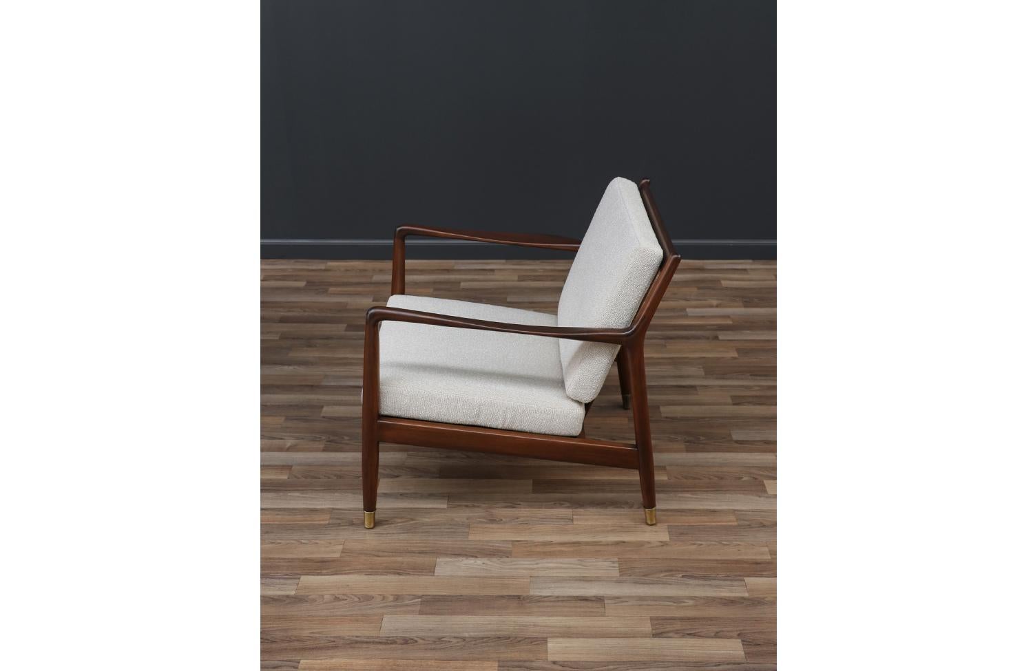 Mid-20th Century Expertly Restored - Scandinavian Modern Lounge Chairs by Folke Ohlsson for Dux  For Sale