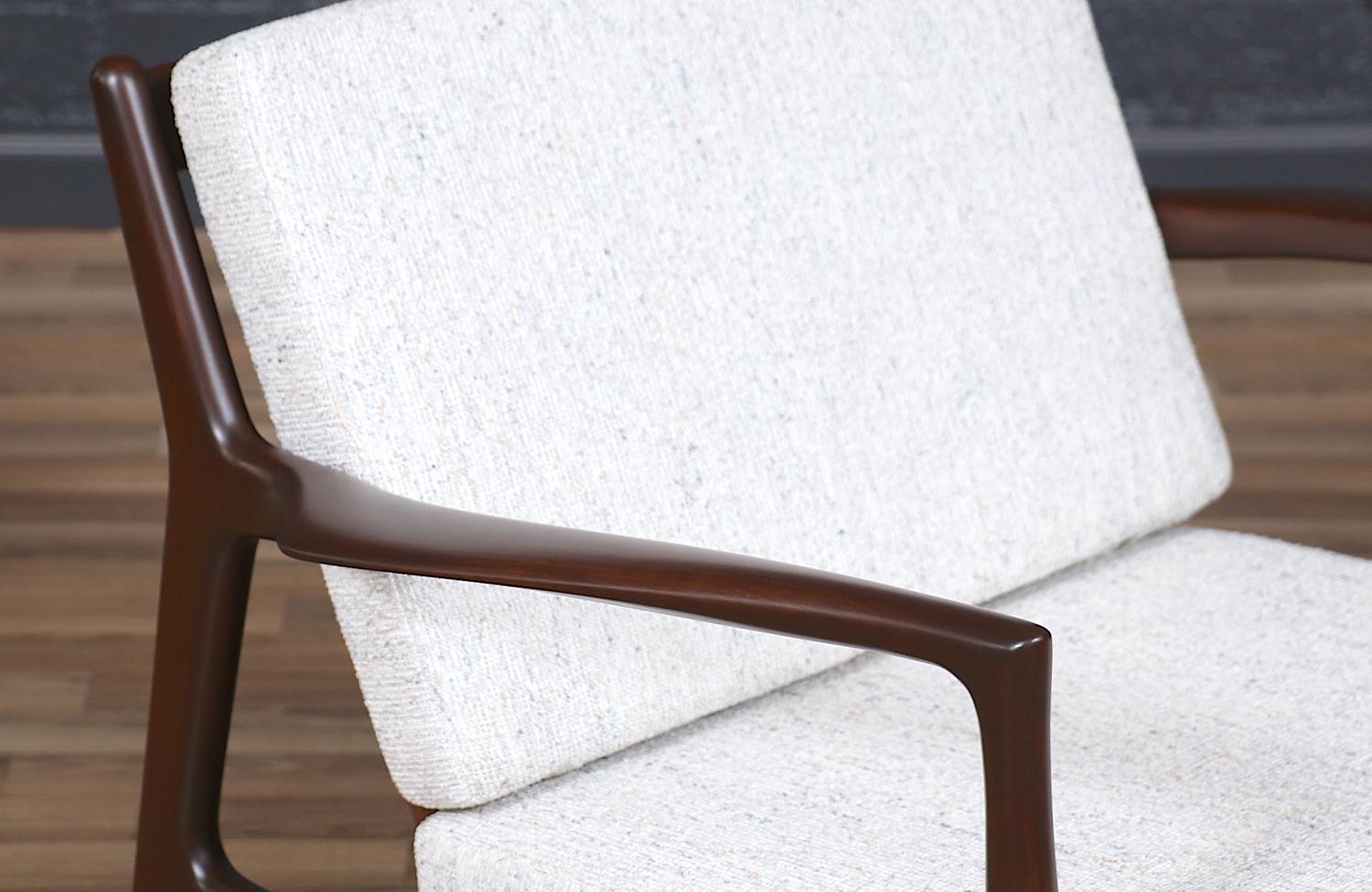 Expertly Restored - Sculpted Lounge Chairs by Ib Kofod-Larsen for Selig 6