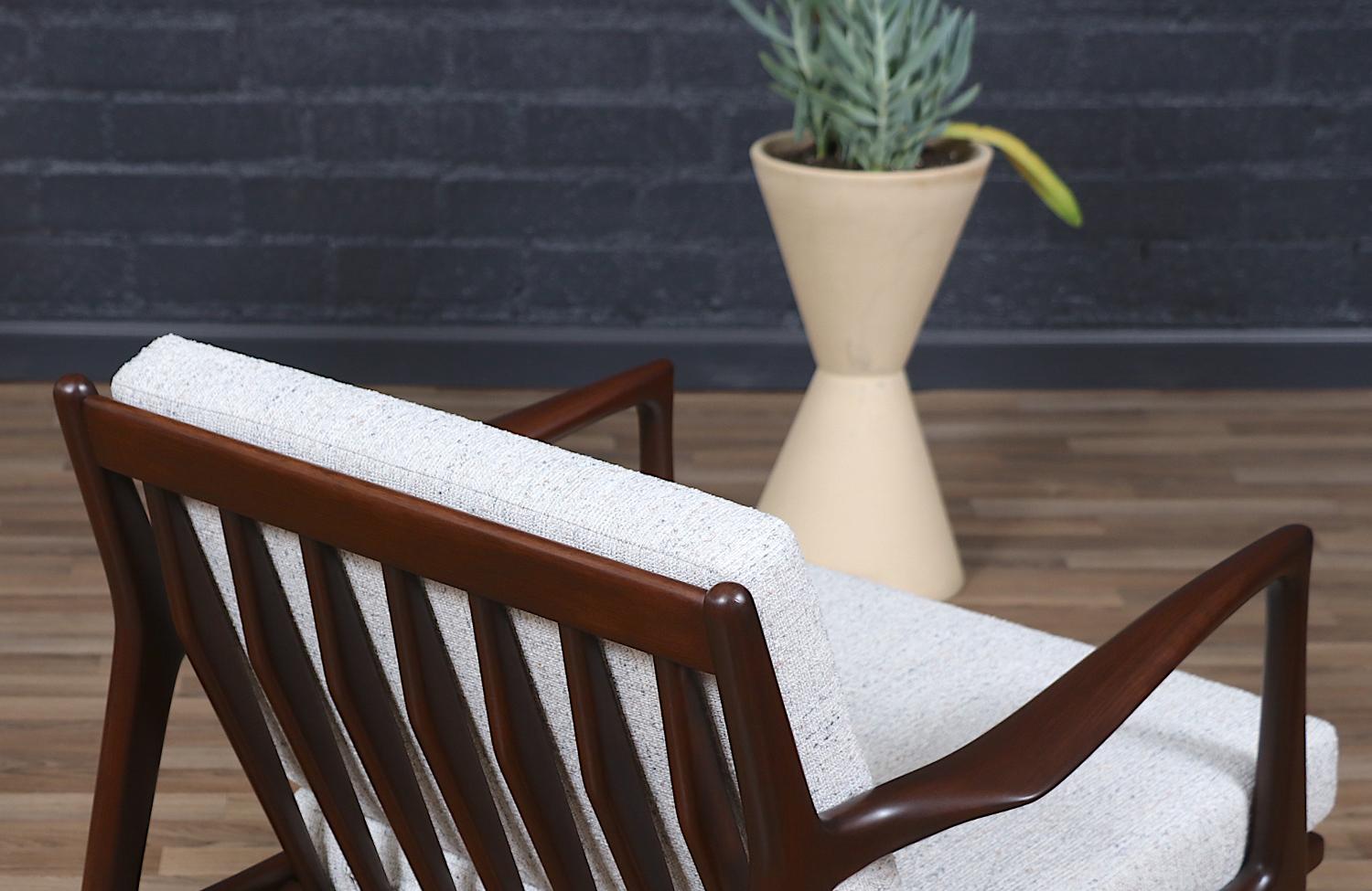 Expertly Restored - Sculpted Lounge Chairs by Ib Kofod-Larsen for Selig 2