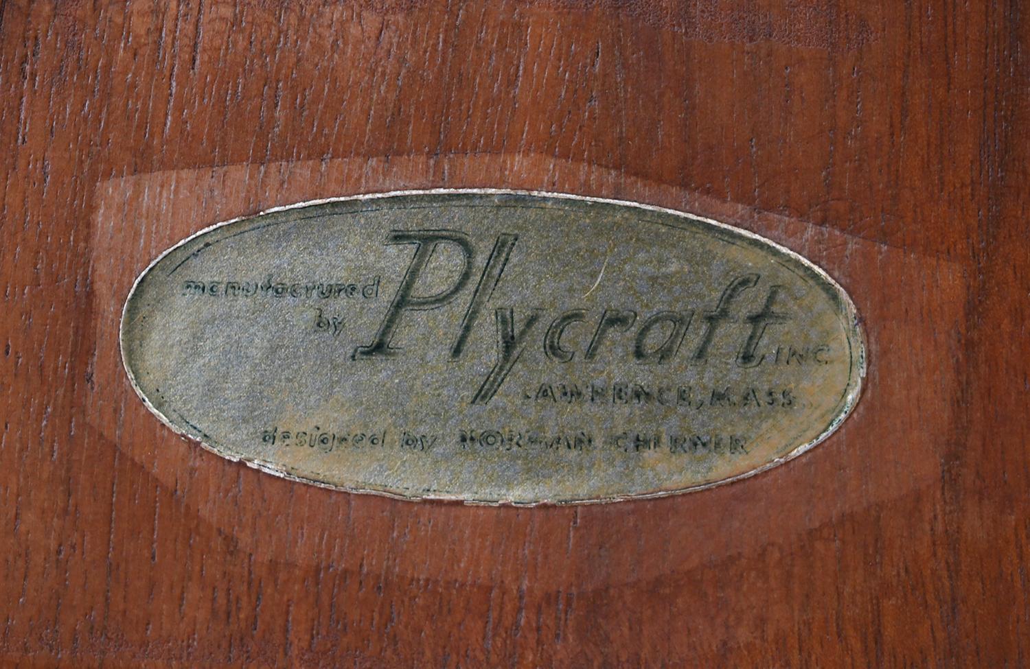 Expertisch restauriert – 4er-Set „Pretzel“-Sessel von Norman Cherner für Plycraft im Angebot 6