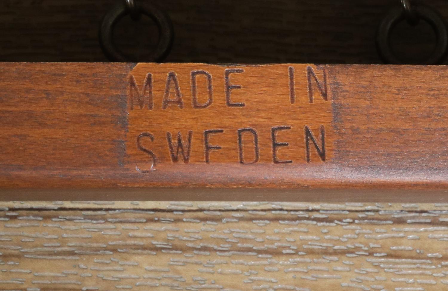 Expertly Restored-Swedish Modern Boucle & Leather Stool by Folke Ohlsson for Dux For Sale 5