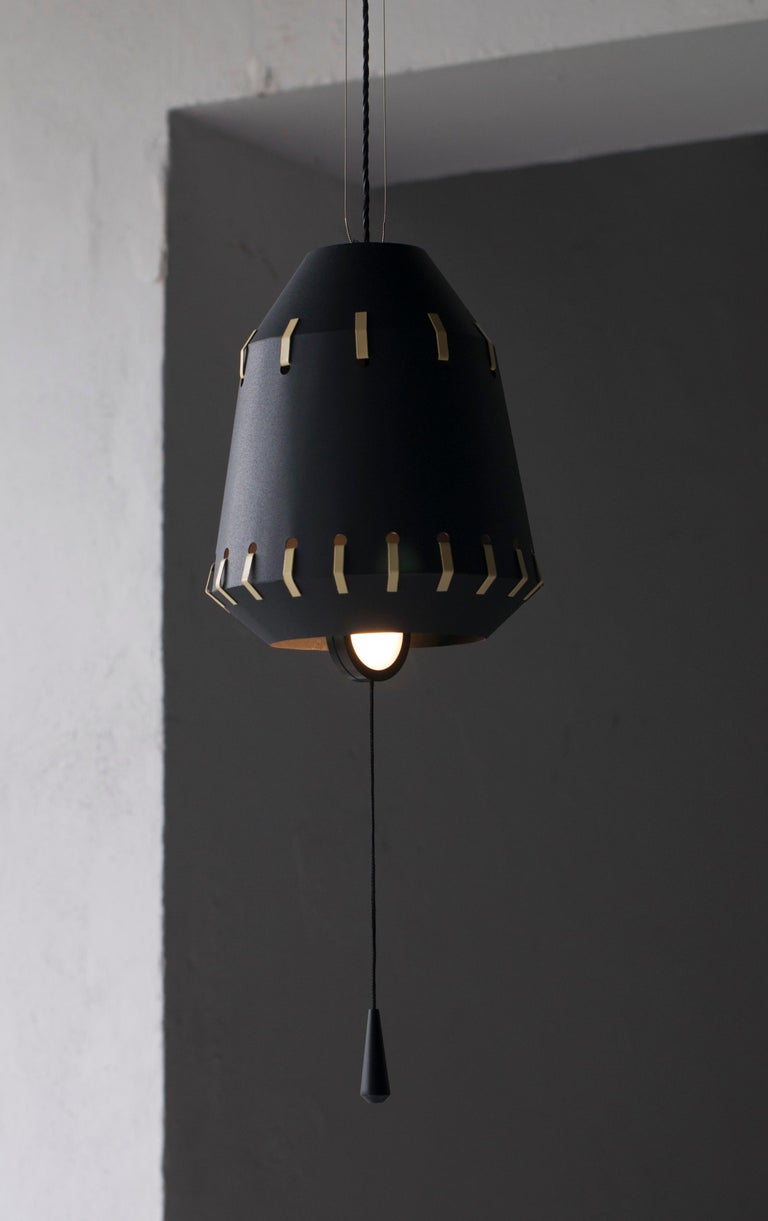 Art Deco Exploded View Eclipse, Pendant Light, Special Handmade in Europe by Vantot  For Sale
