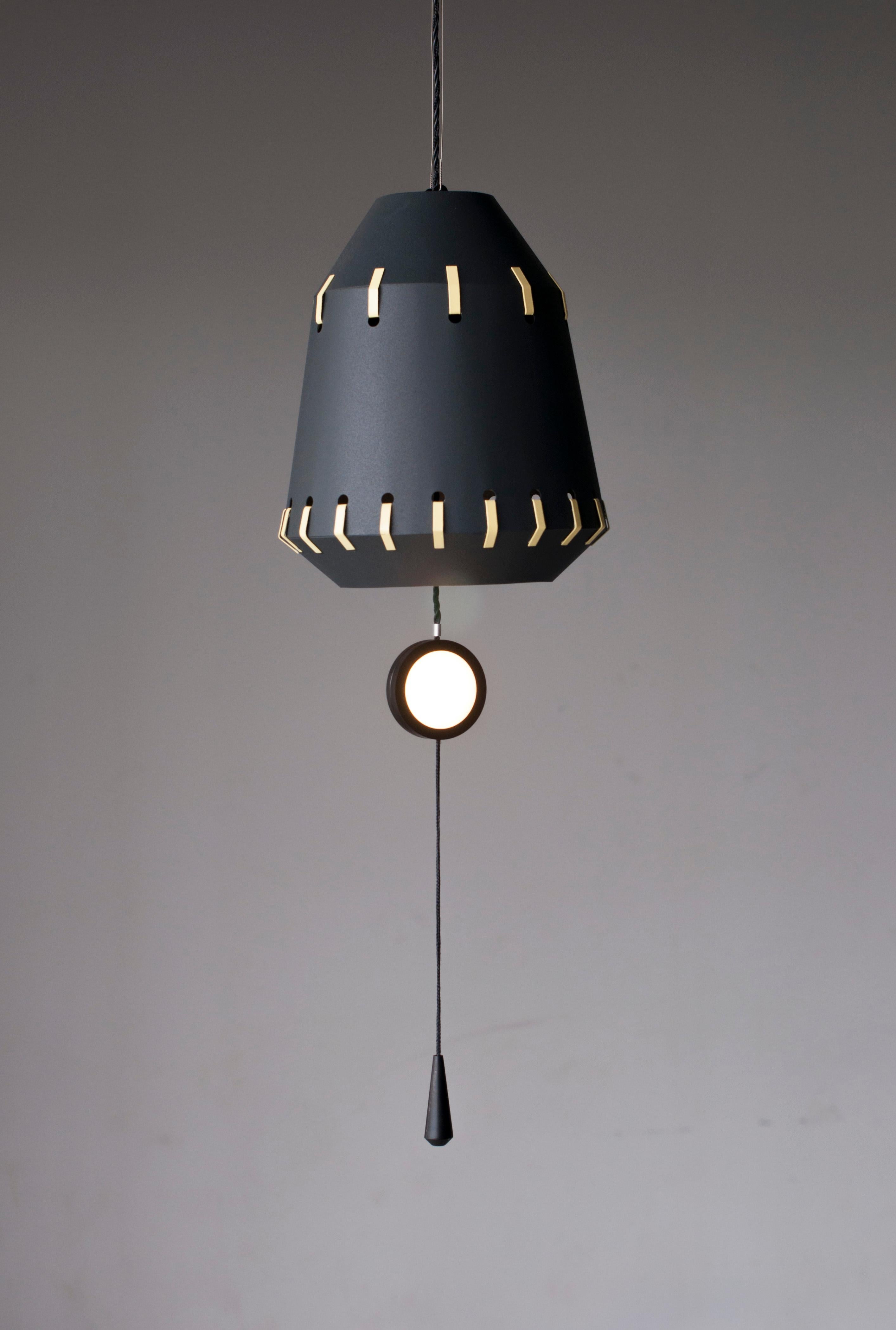 Art Deco Exploded View Eclipse, Pendant Light, Special Handmade in Europe by Vantot 