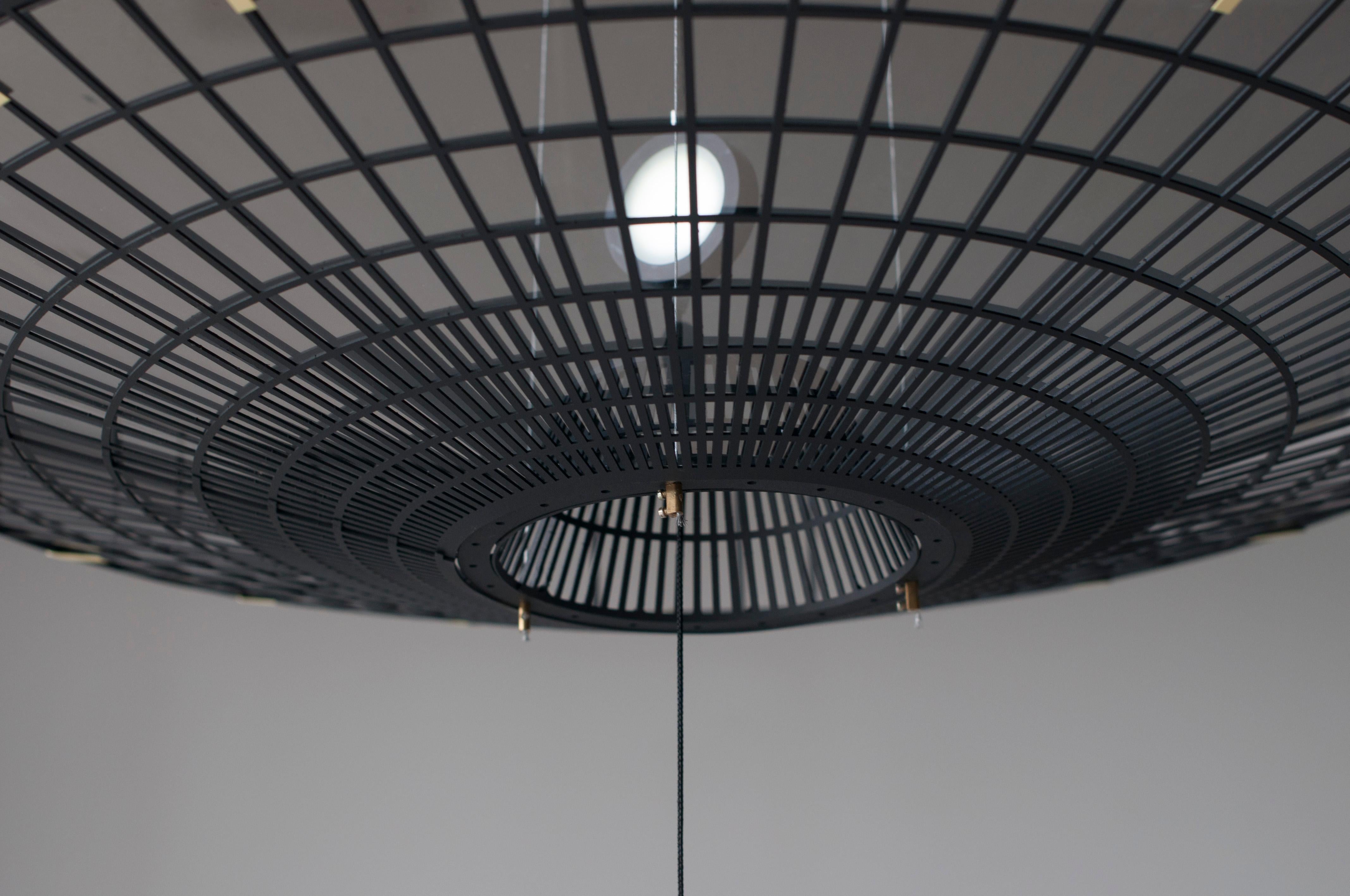 Contemporary Exploded View Lunar, Pendant Light, special handmade in Europe, by Vantot