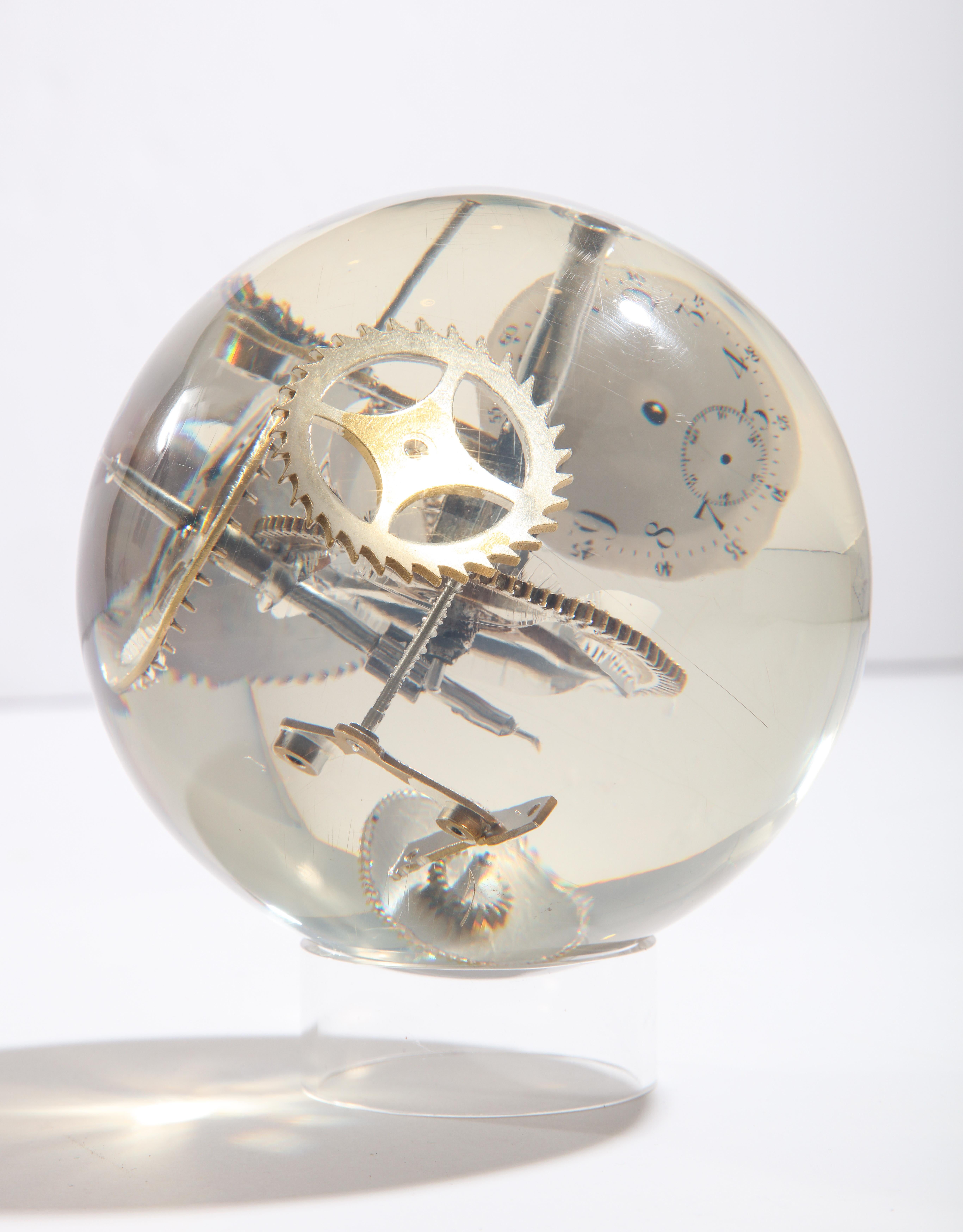Exploded Watch Parts Sphere, Resin, Acrylic, Lucite 6