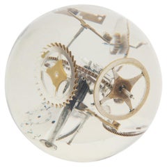 Exploded Watch Parts Sphere, Resin, Acrylic, Lucite
