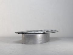 Explore II Stone, Steel And Glass Limited Edition Coffee Table by Grzegorz Majka