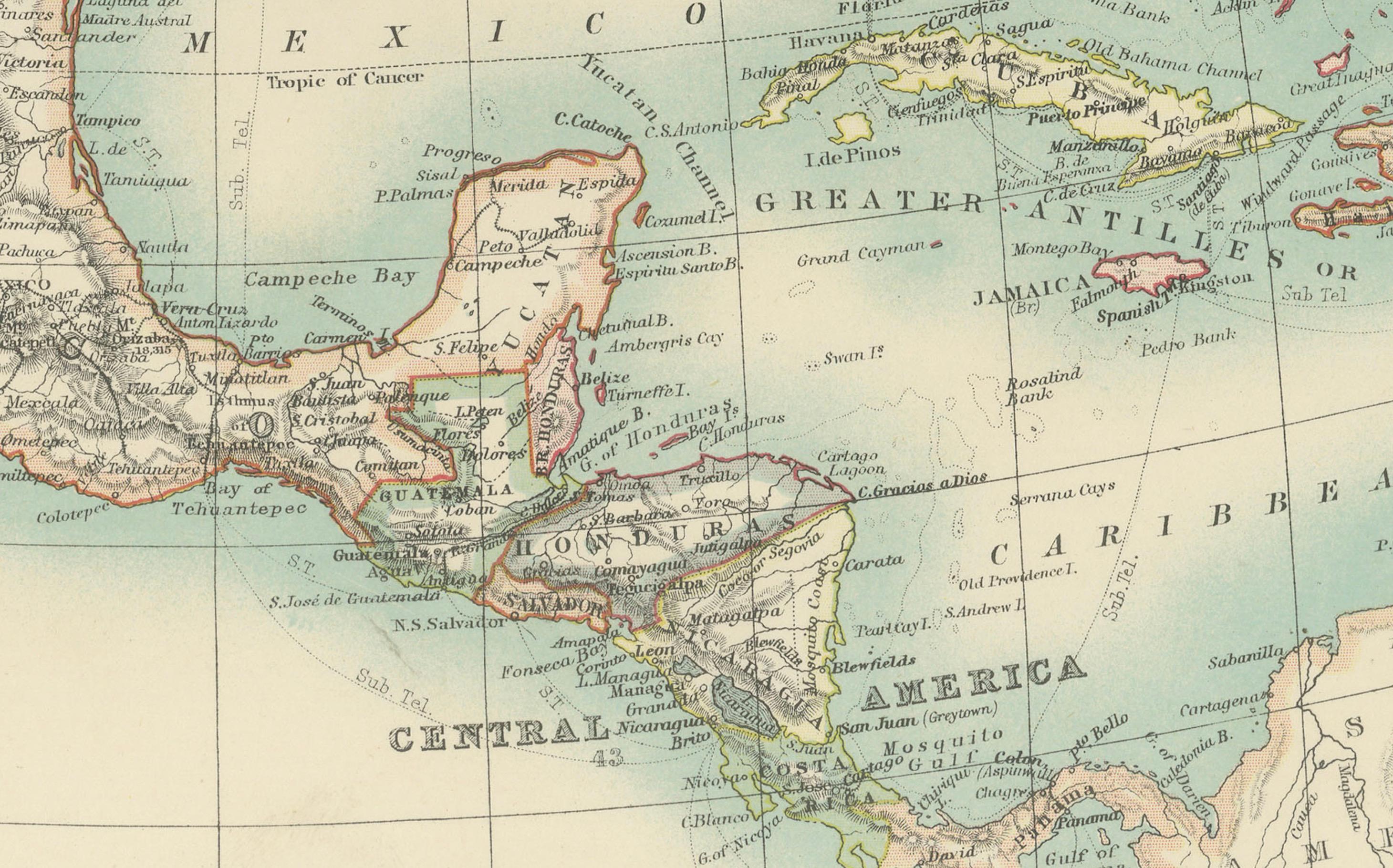 Explorez l'Amérique du Nord en 1903 - Carte ancienne très détaillée en vente 1