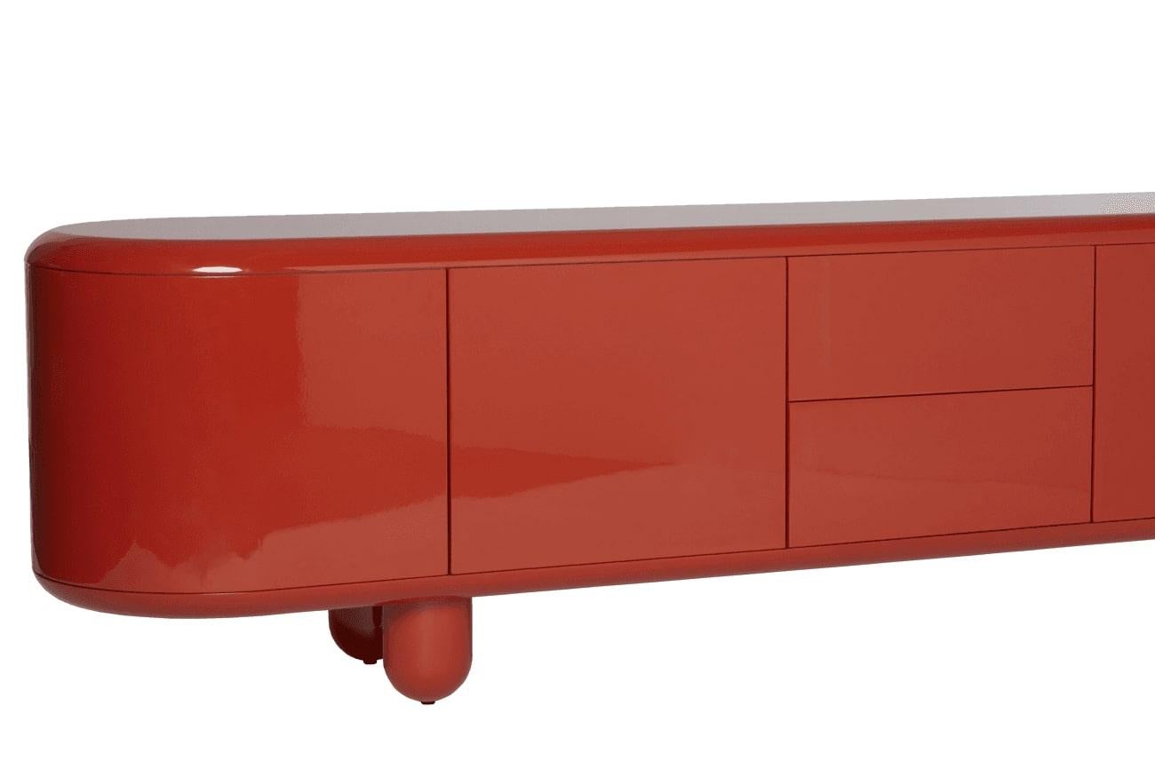 Mid-Century moderno Mobile Explorer Piccolo Rosso di Jaime Hayon per BD Barcelona 2023 in vendita