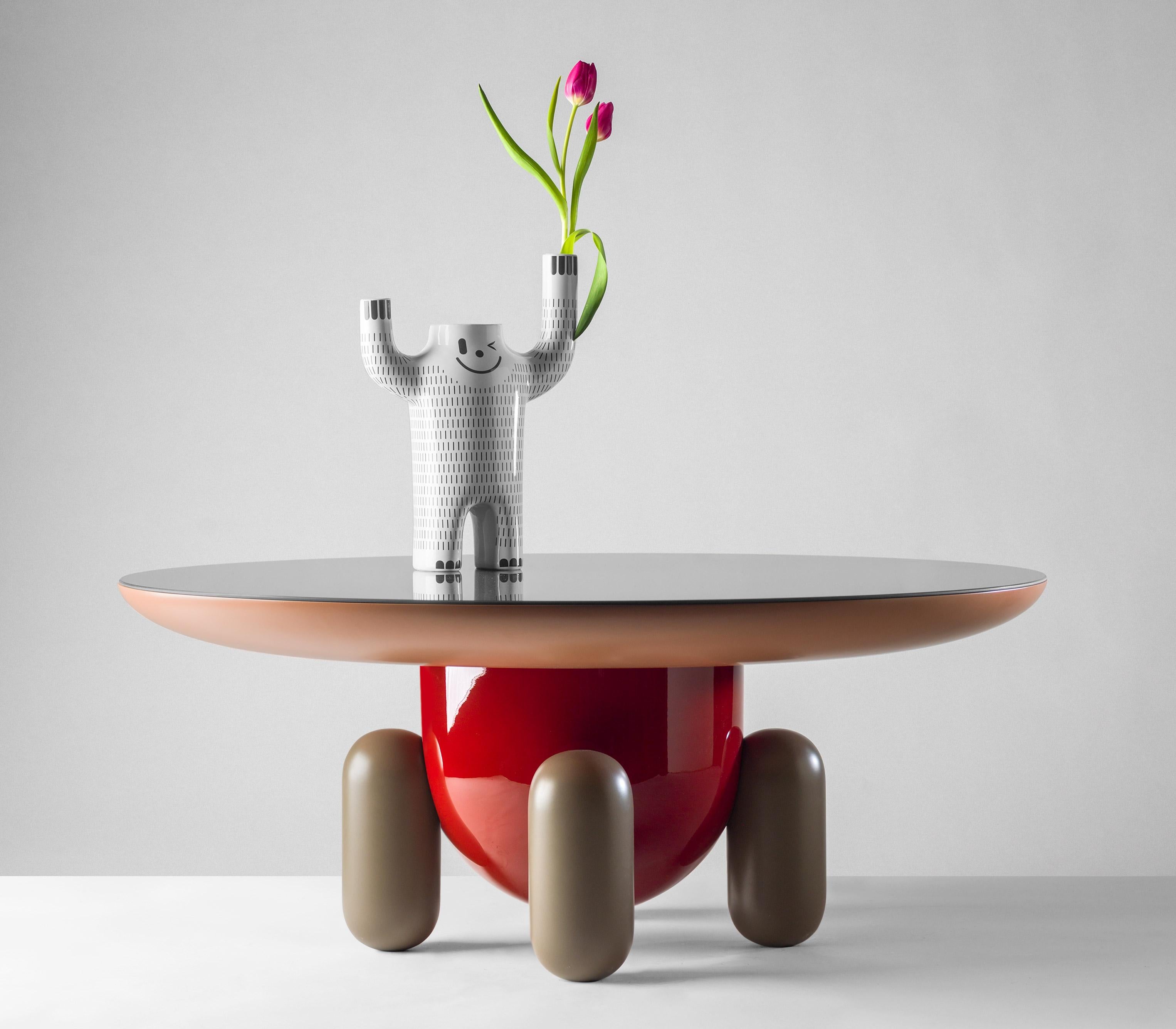 Lacquered Explorer Table Model 100 by Jaime Hayon for BD Barcelona For Sale