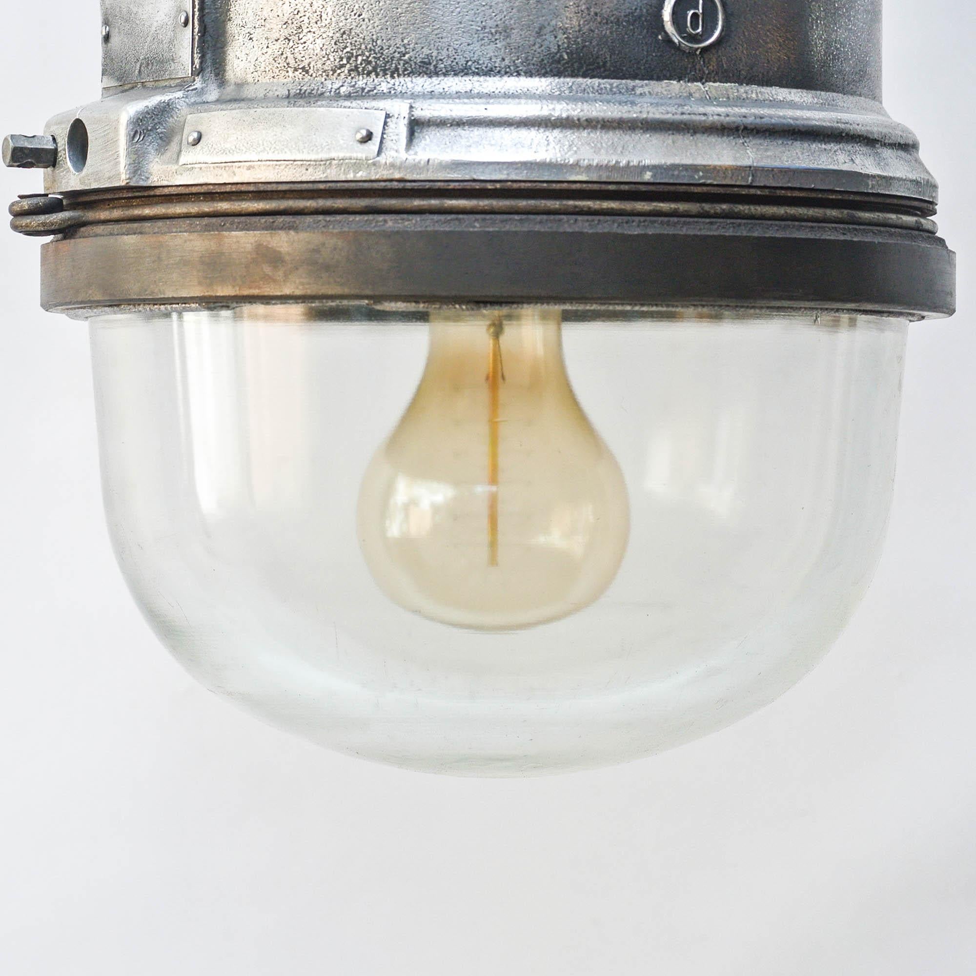 Industrial Explosion-Proof Light Used in Chemical Industry Germany, circa 1960-1969 For Sale