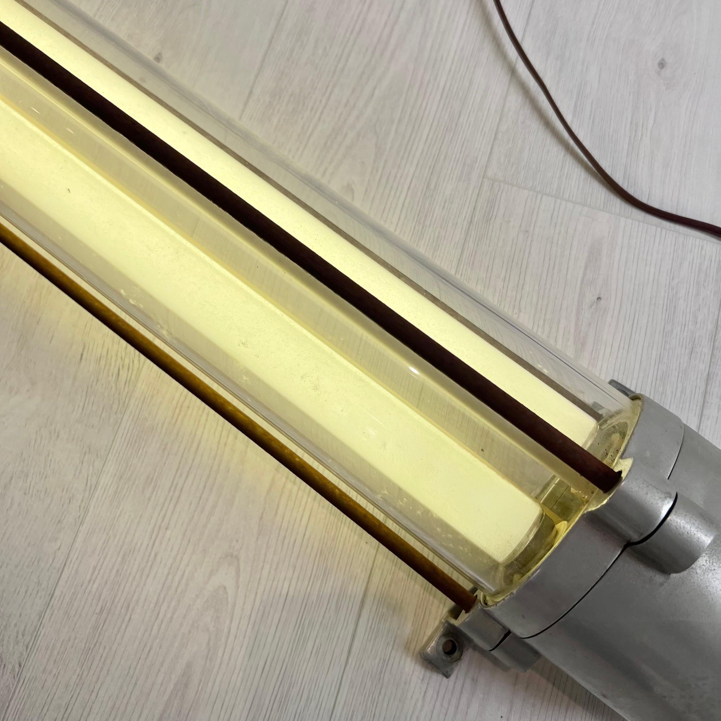 Metal Explosion Proof Mining Lamp, 1970s, Germany