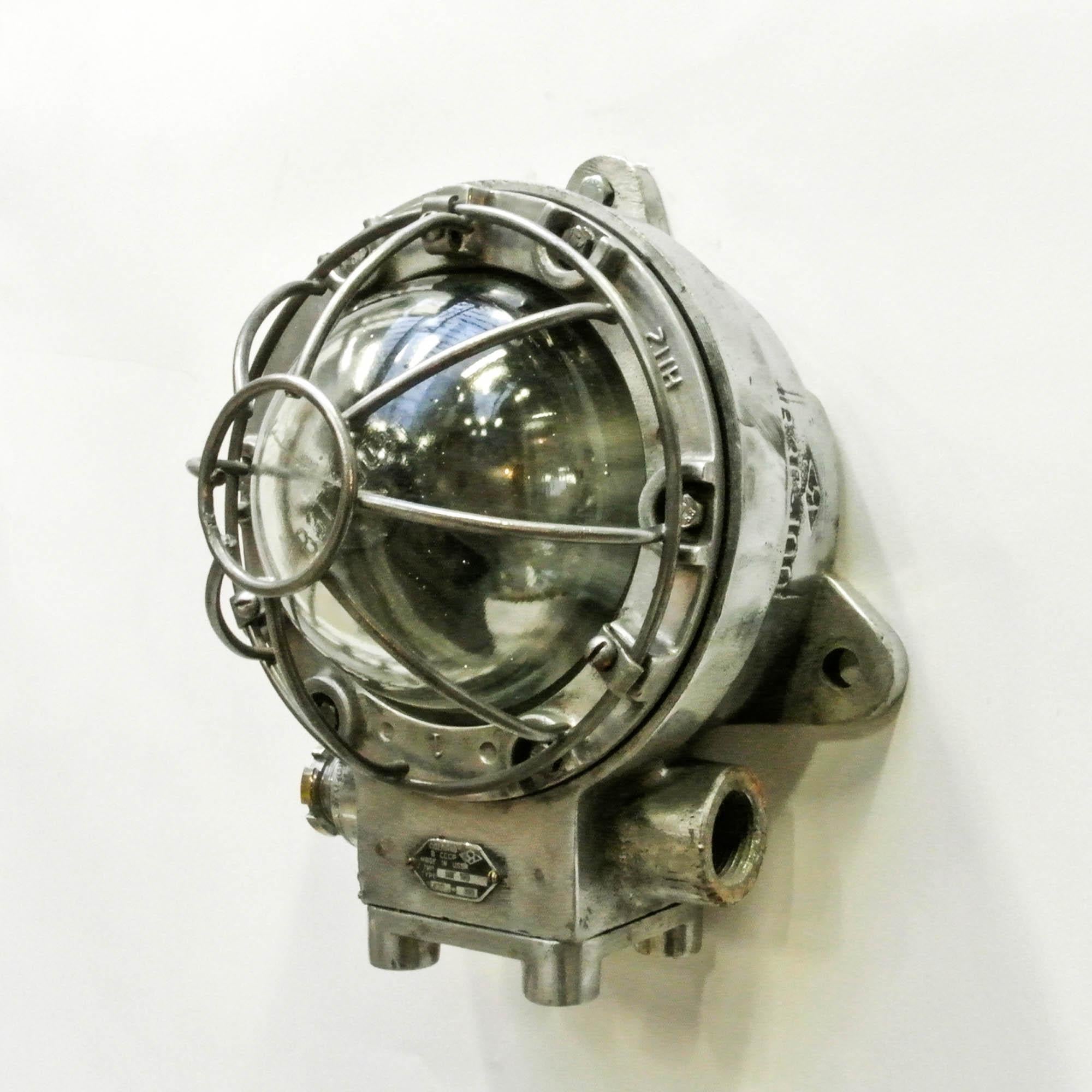 Industrial Explosion Proof Wall Light, URSS For Sale