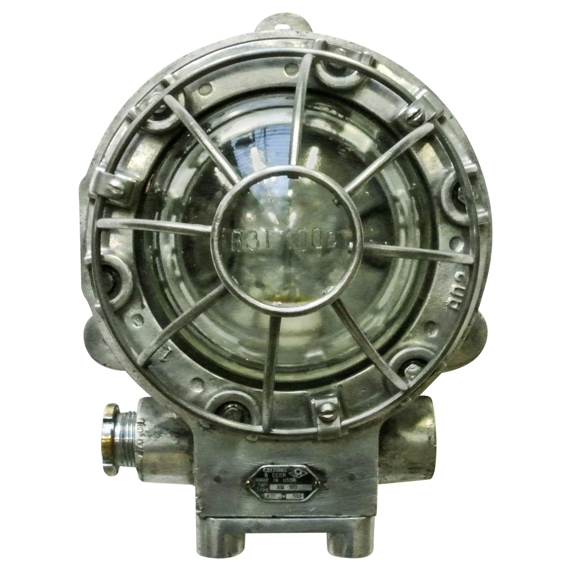 Explosion Proof Wall Light, URSS For Sale