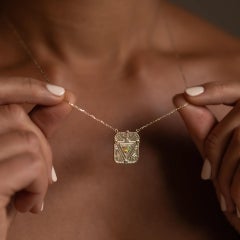 Explosions of Light Halskette in 14K Gold & Diamanten von Anastassia Sel Jewelry