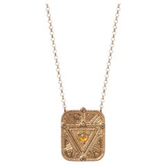 Explosions of Light Halskette in 14K Gold & Diamanten von Anastassia Sel Jewelry