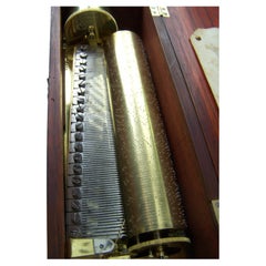 Used Music Box with Exposed Controls and Sectional Comb by Ducommun Girod