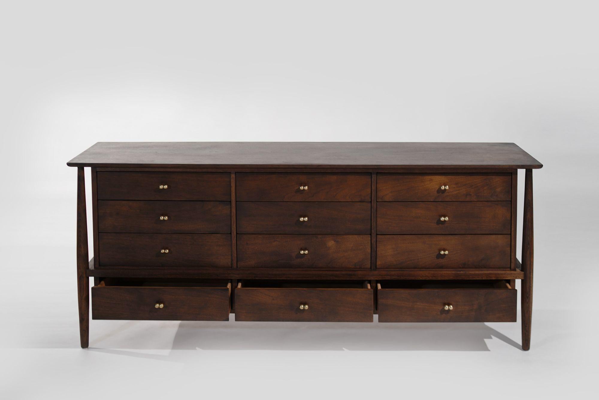 Exposed Framework Dresser by John Stuart, C.1950s In Excellent Condition In Westport, CT