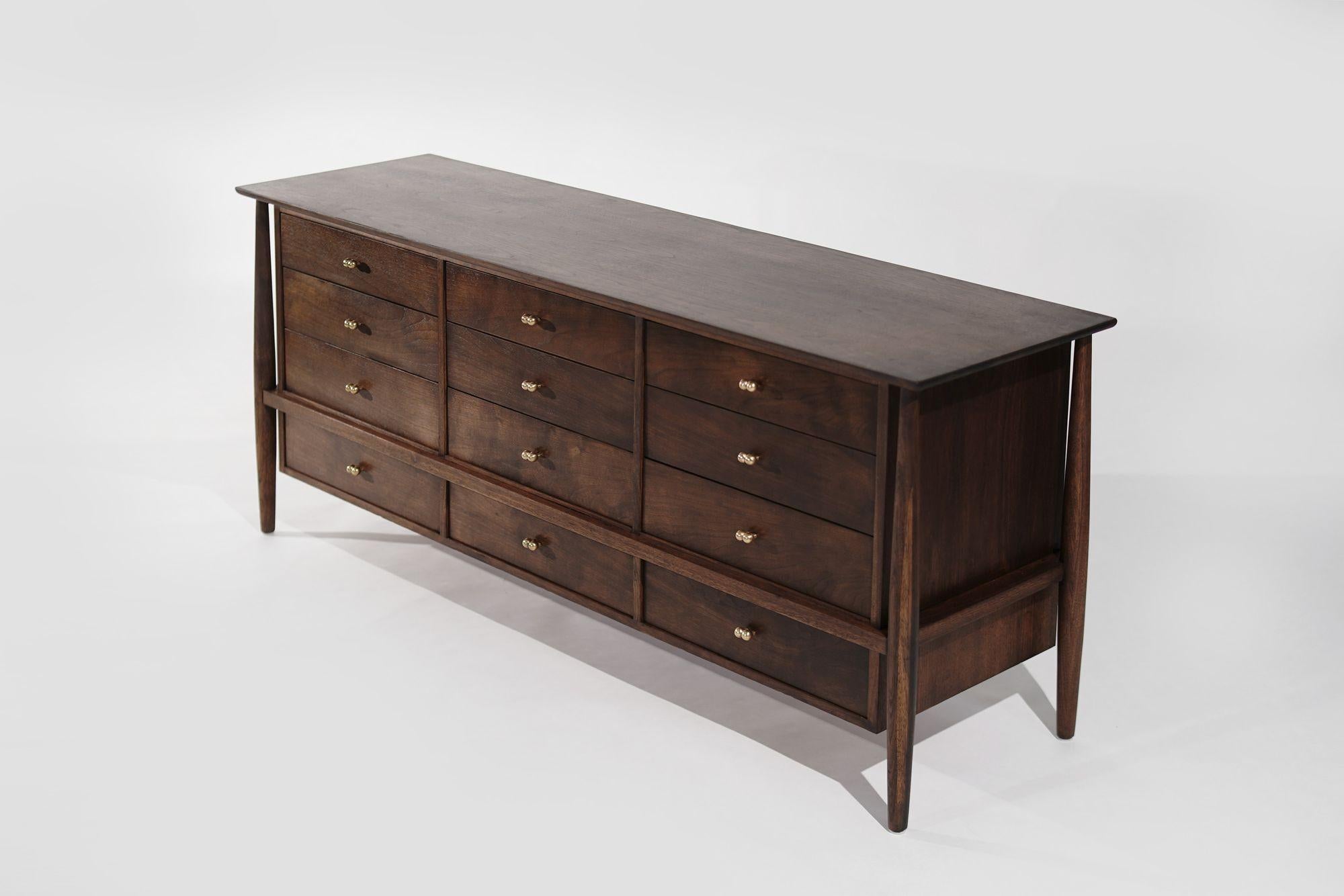 20th Century Exposed Framework Dresser by John Stuart, C.1950s For Sale