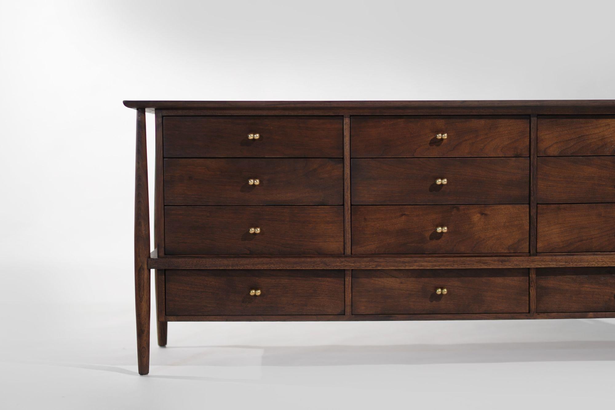 Brass Exposed Framework Dresser by John Stuart, C.1950s