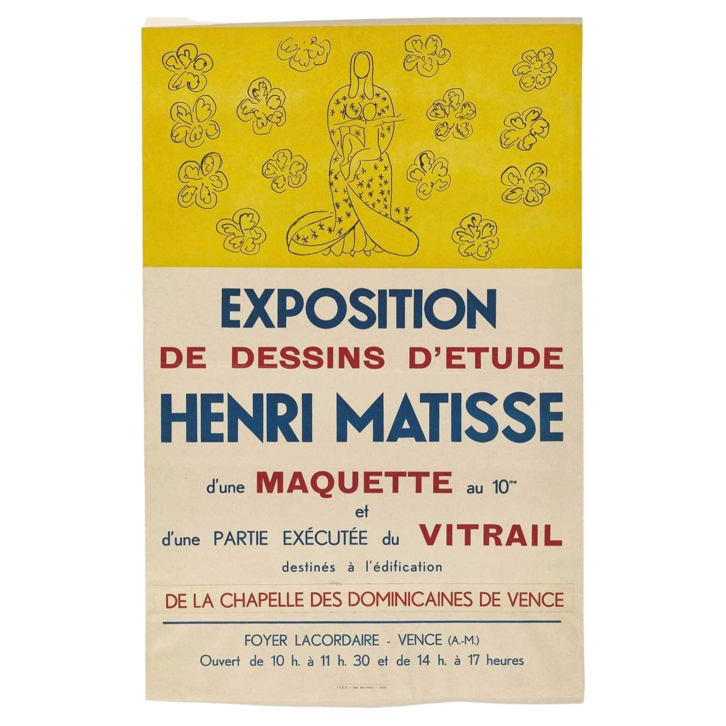 Exposition De Dessin's D'Etude, 1949 For Sale