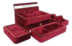 Expositor Advertising Store Dealer for Watches and Jewelry Original Gucci Red