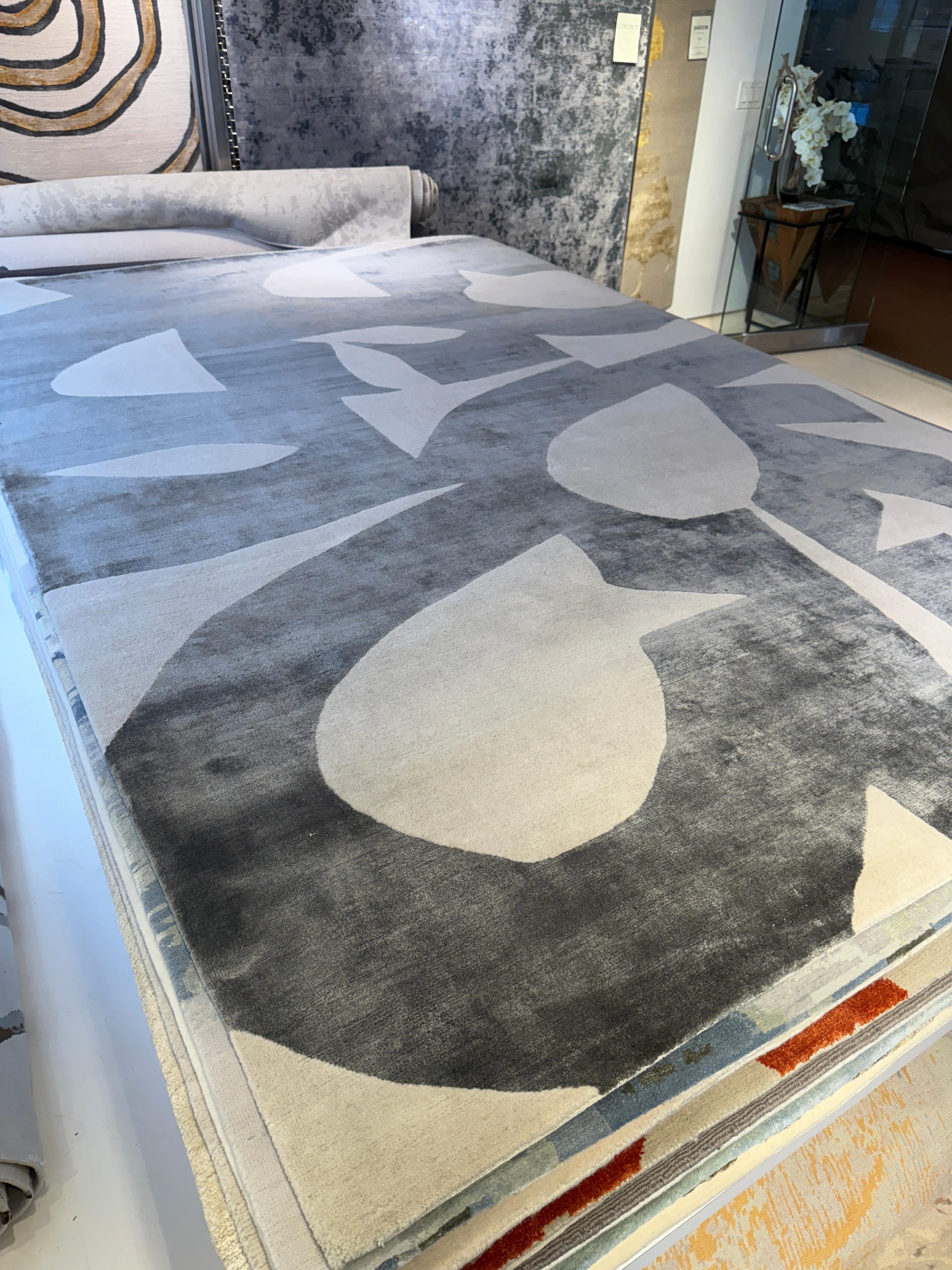 Tappeto contemporaneo astratto 