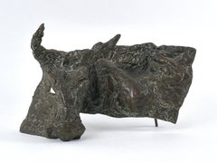 Expressionist Bronze Plastic Europa by Czech Artist Josef Klimes V/XXV 1997