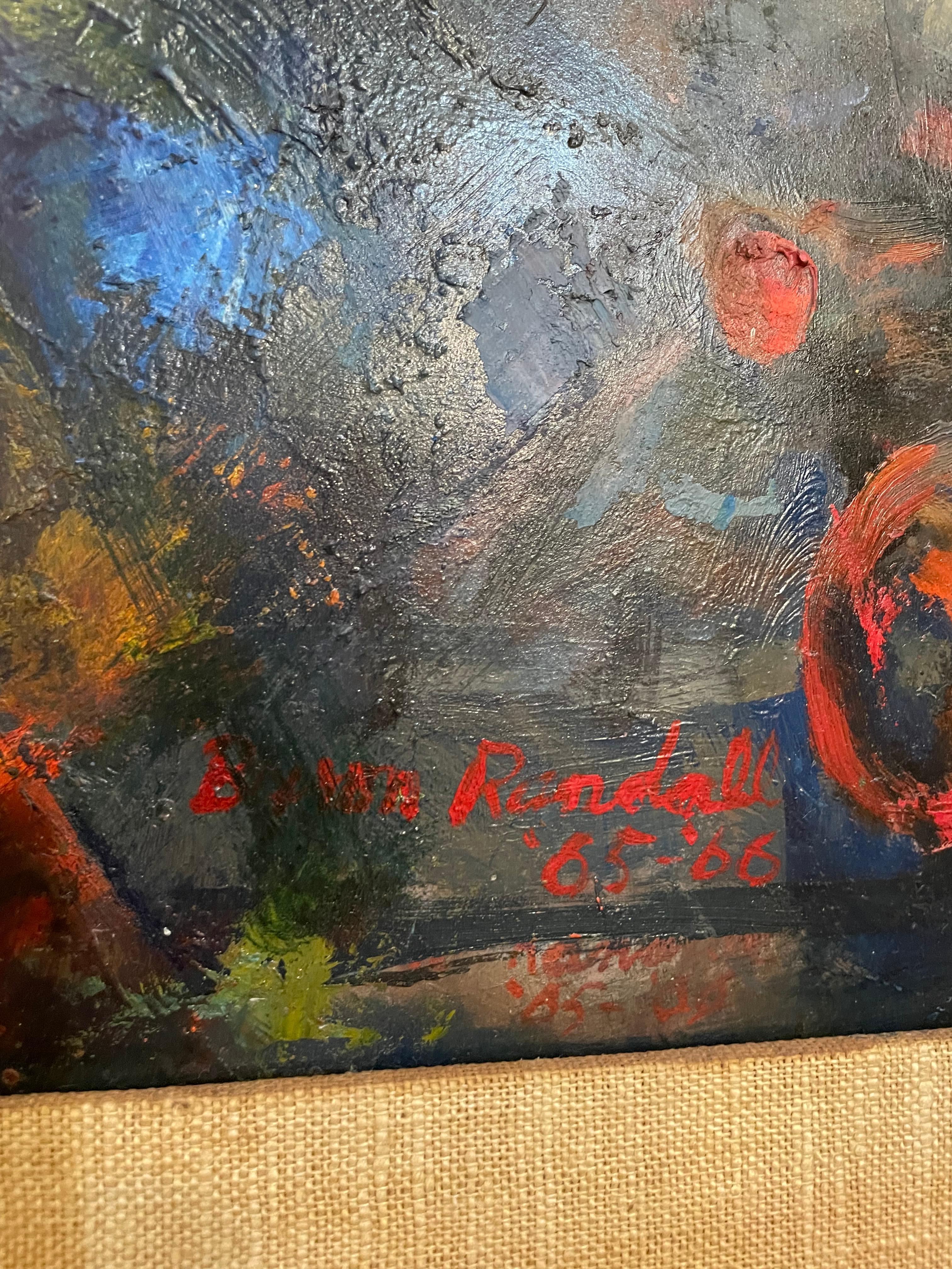 Peinture  l'huile expressionniste de Byron Randall en vente 1
