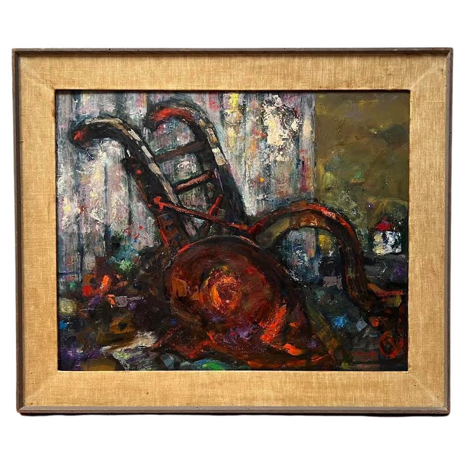 Expressionist Oil Painting by Byron Randall For Sale