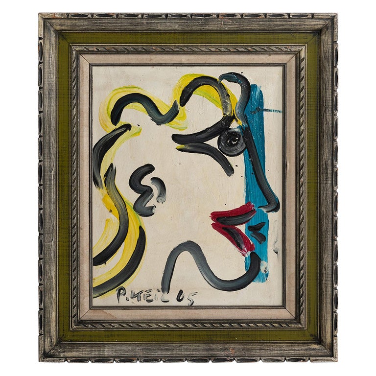 Expressionist Painting by Peter Keil For Sale at 1stdibs