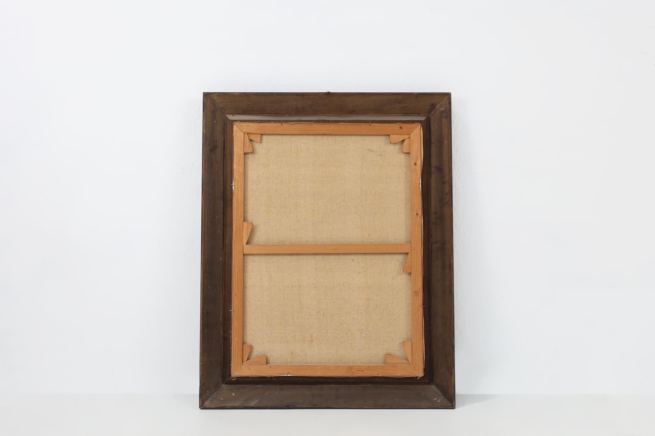 Expressionistisches Gemälde von Robert Deman, Belgien, 1940er Jahre im Angebot 2