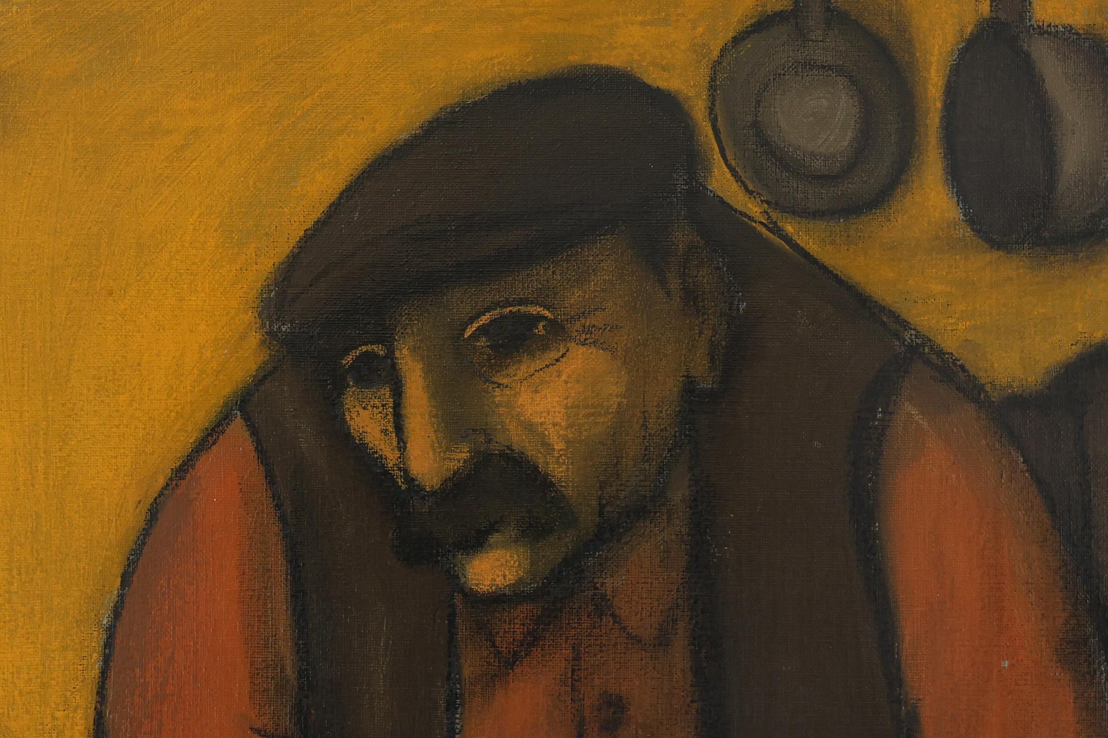 Expressionistisches Gemälde von Robert Deman, Belgien, 1940er Jahre im Angebot 1