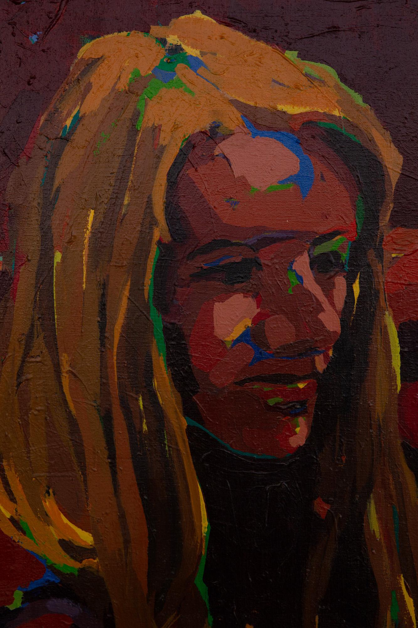Modern Expressionist Portrait of a Woman For Sale