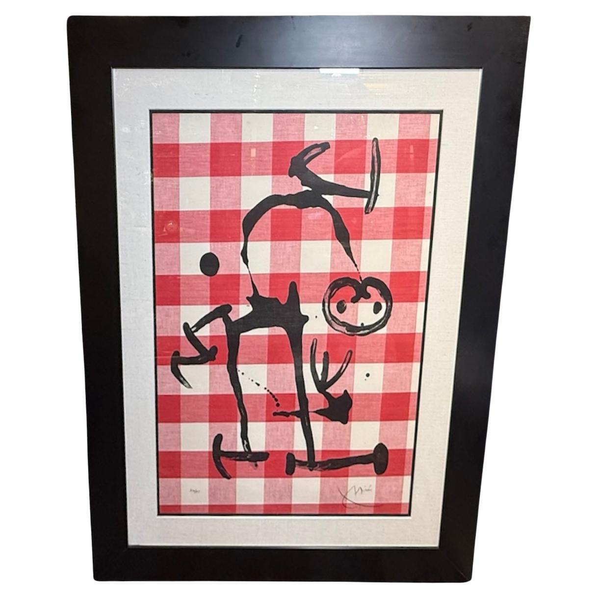 Expressionistischer Stil Lithographie von Joan Miro im Angebot