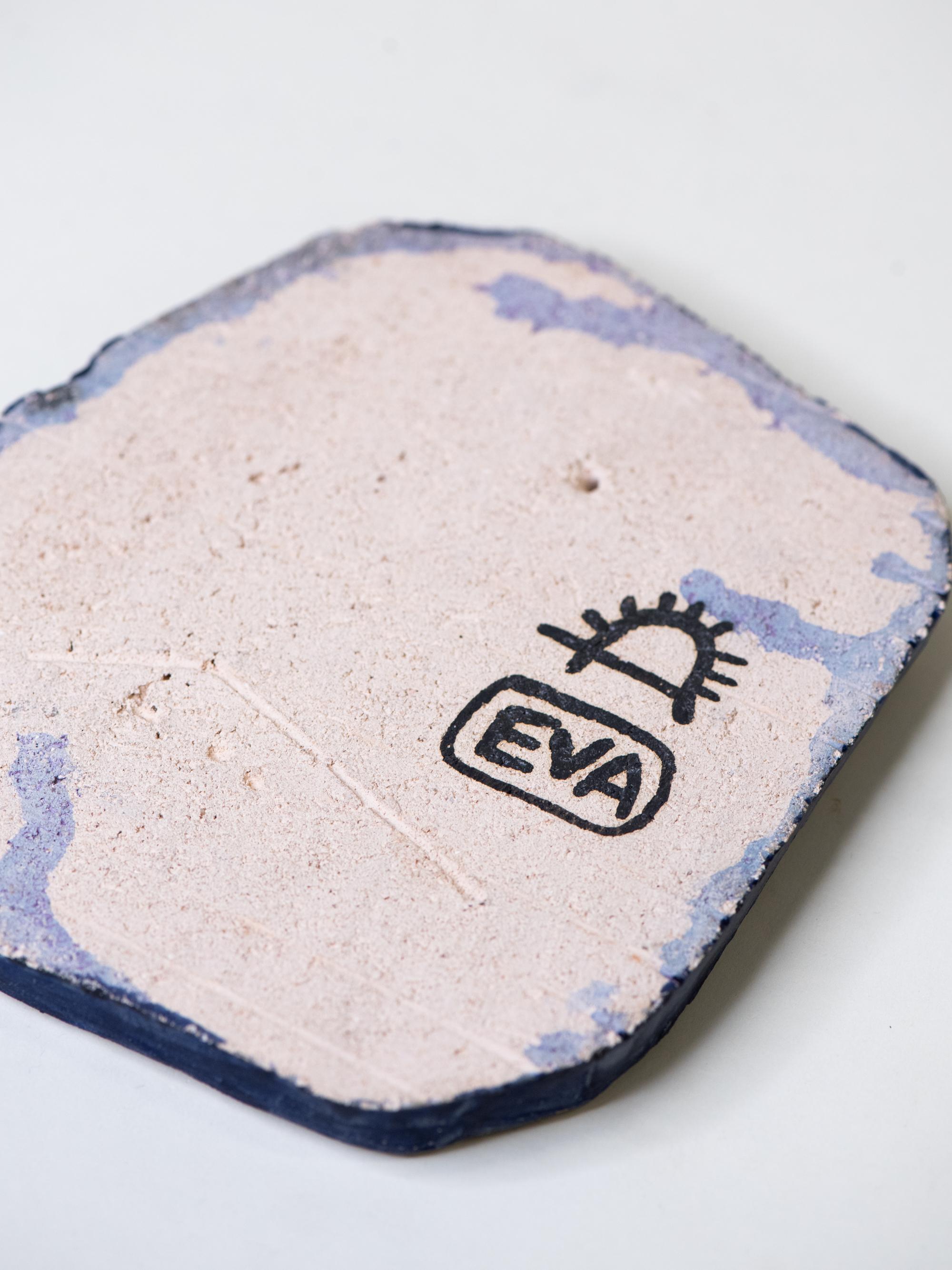 Céramique Relief expressif en céramique d'Eva Hellbom, Suède, années 1970 en vente