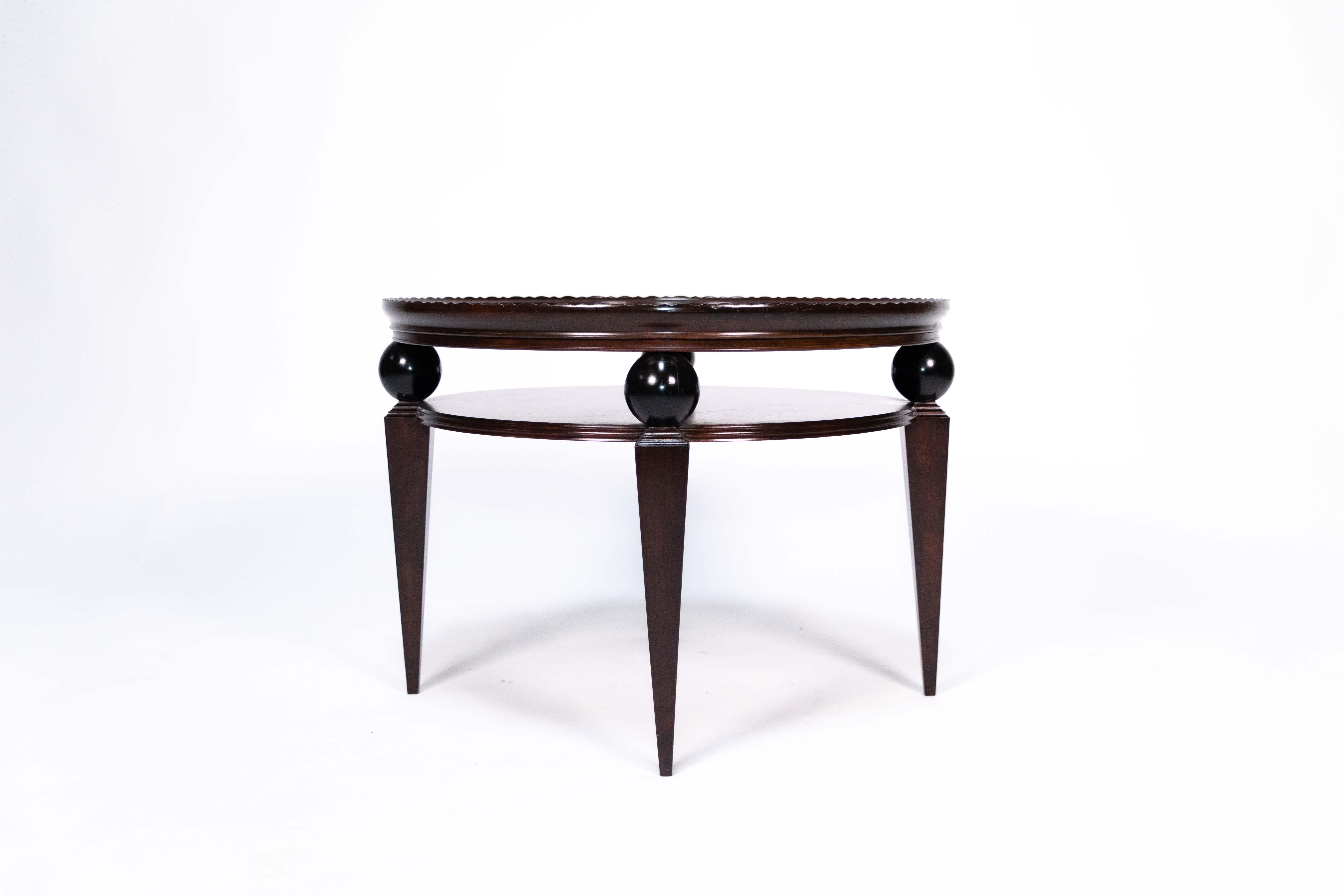 German Expressive Coffee Table, Attributed to Dr. Oskar Wlach, 1923 For Sale