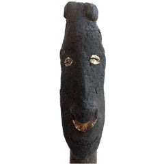 Antique Expressive Papua New Guinea Stopper, Ex John Friede Collection