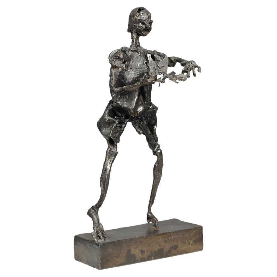 Expressive Standing Figure by Anthony Binstead, Belgium 1980s For Sale