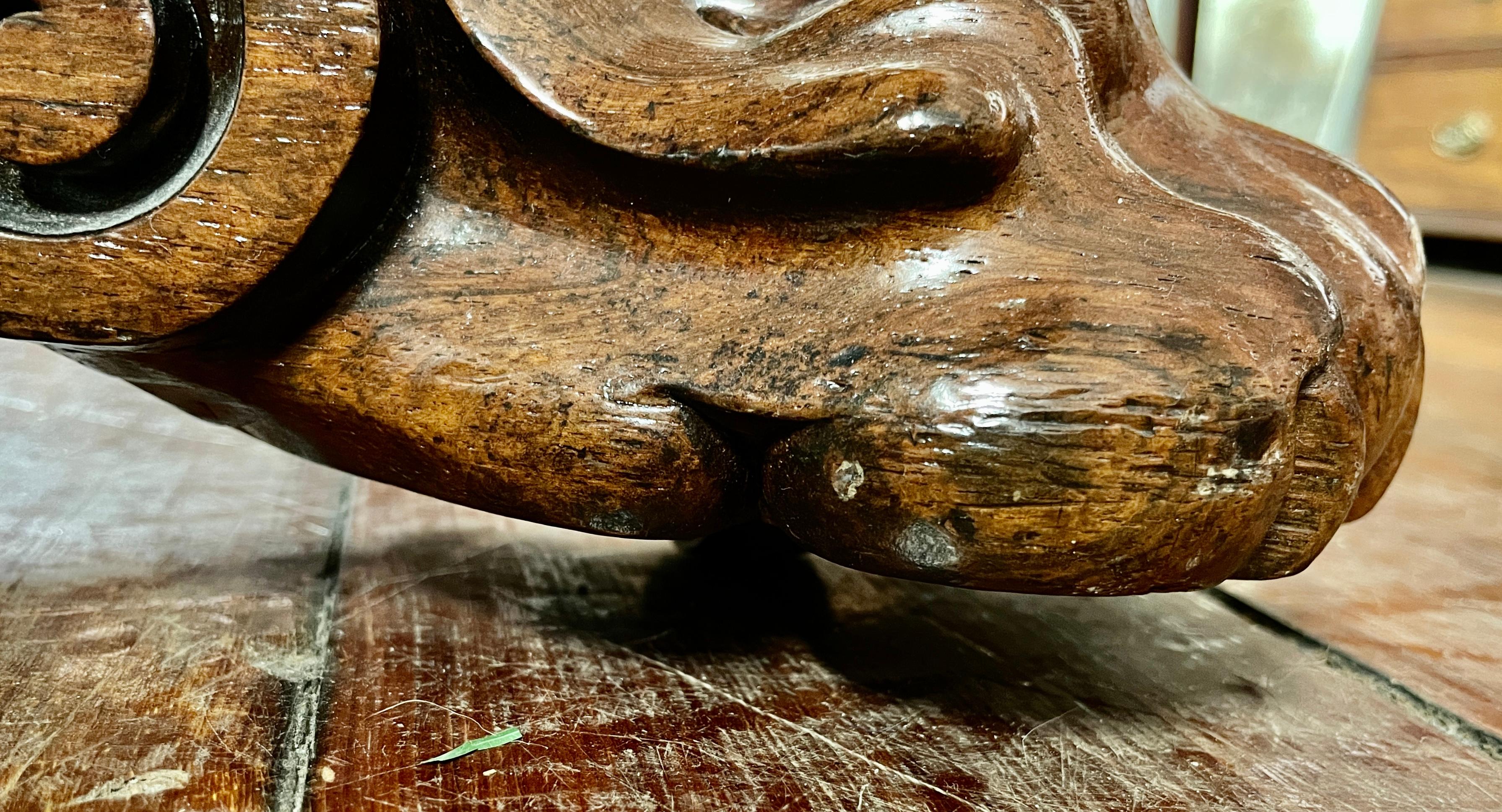 Exquisit. Antiker englischer, aufeinander abgestimmter Regency-Tisch aus Palisanderholz mit Kachelplatte aus Wm IV (Handgeschnitzt) im Angebot