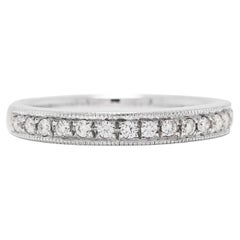 Exquisite 0.12ct Diamond Ring in 18K White Gold