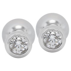 Exquisite 0.14ct Diamond Stud Earrings in 10K White Gold