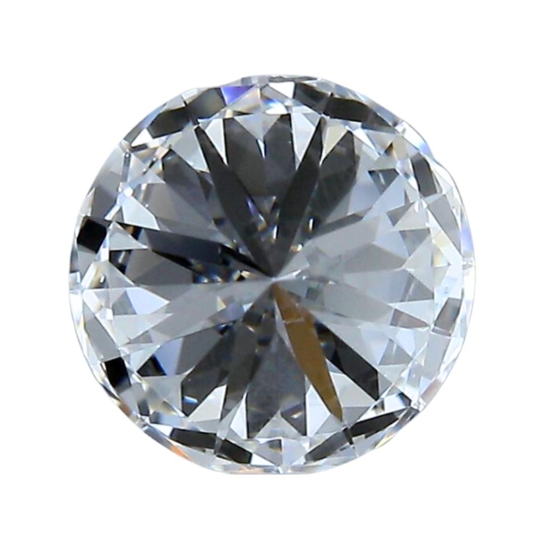 De las mujeres Exquisito diamante redondo natural de 0,50ct - Certificado GIA en venta
