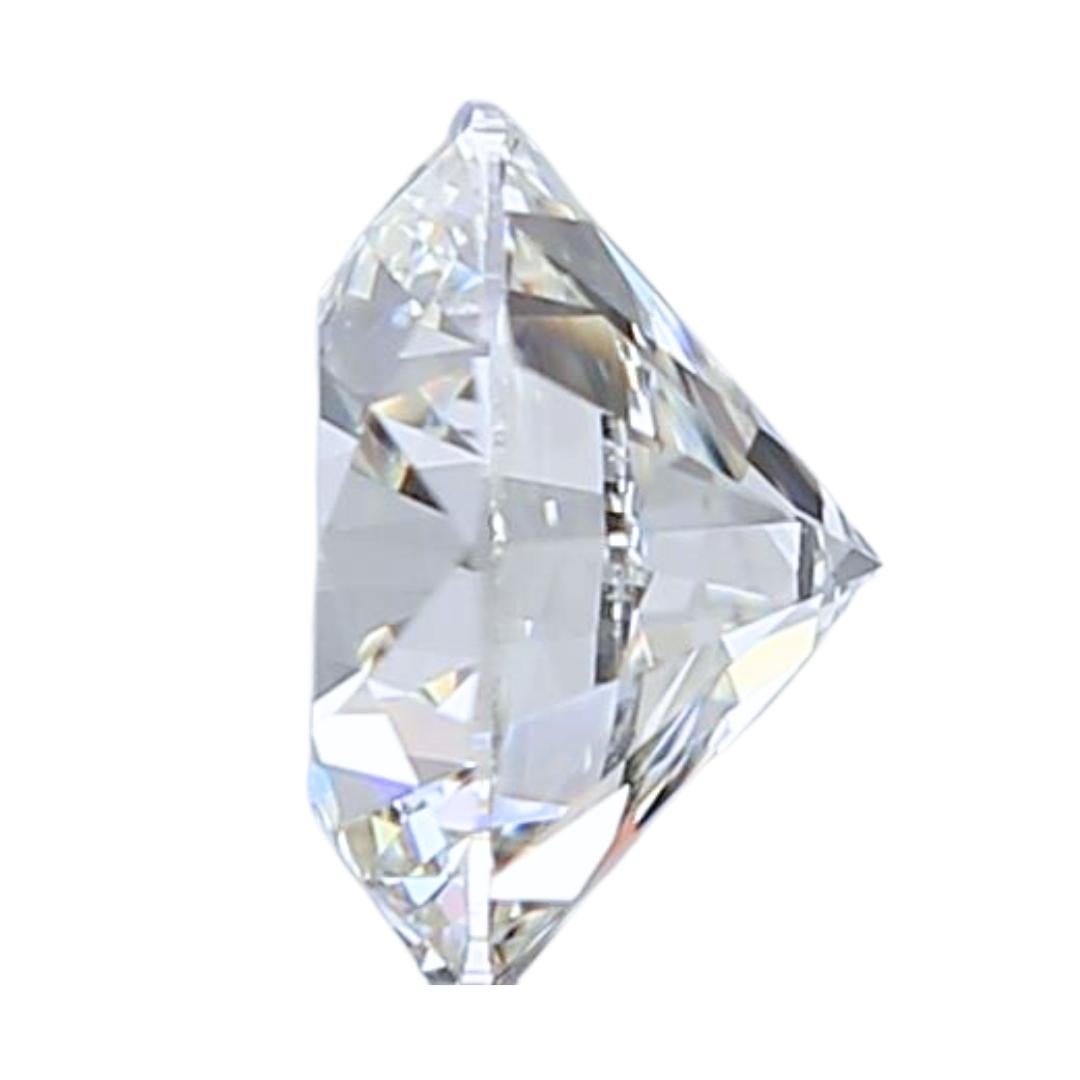 Exquisite 0.51ct Ideal Cut Round Diamond - GIA Certified In New Condition For Sale In רמת גן, IL